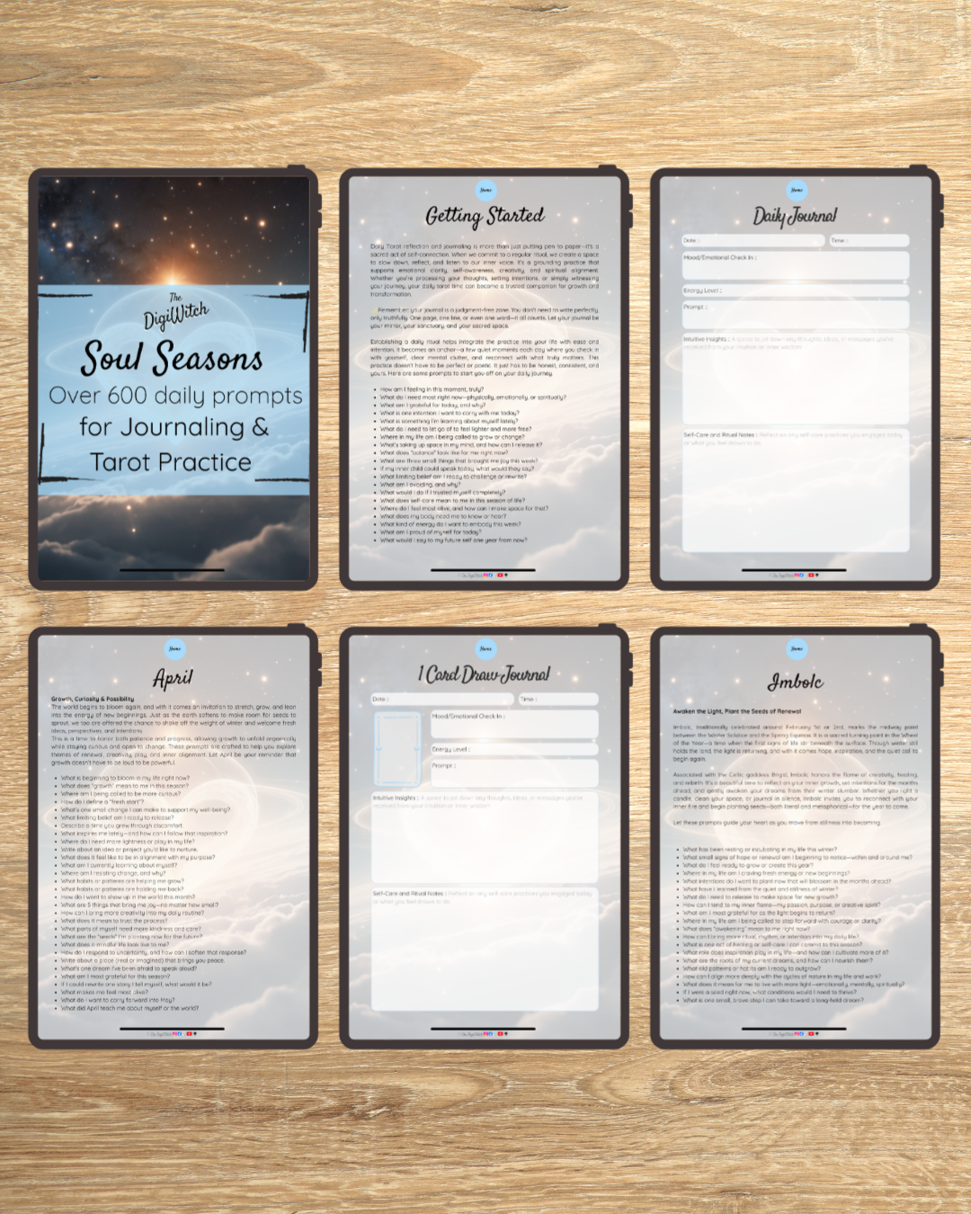 Soul Seasons: A Year of Journaling & Tarot Practice