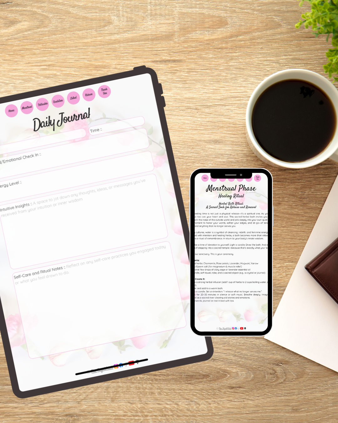 Sacred Cycle - Menstrual Cycle Journaling Guide