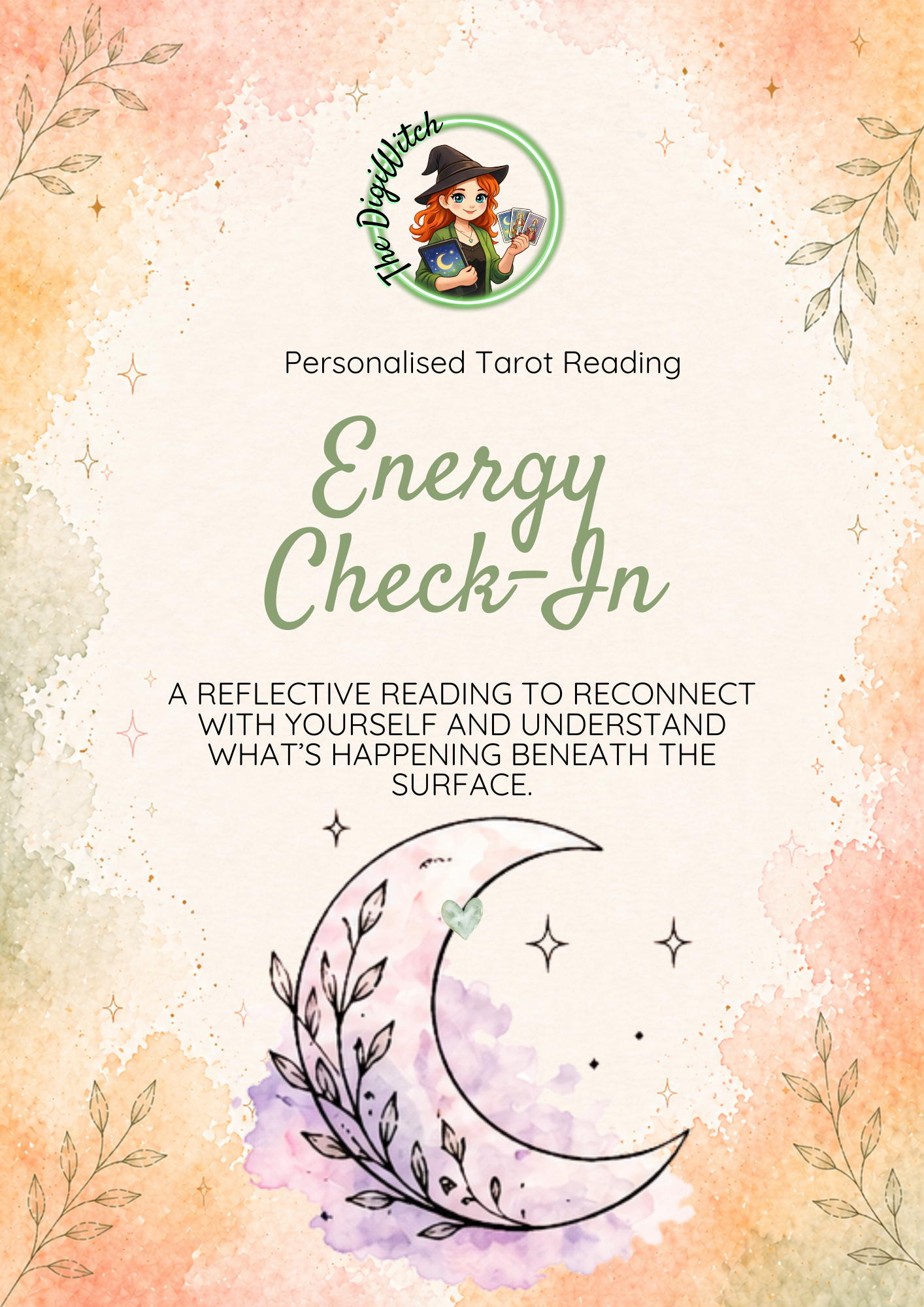 ✨Energy Check-In - 3 Card Tarot Reading – PDF Delivery