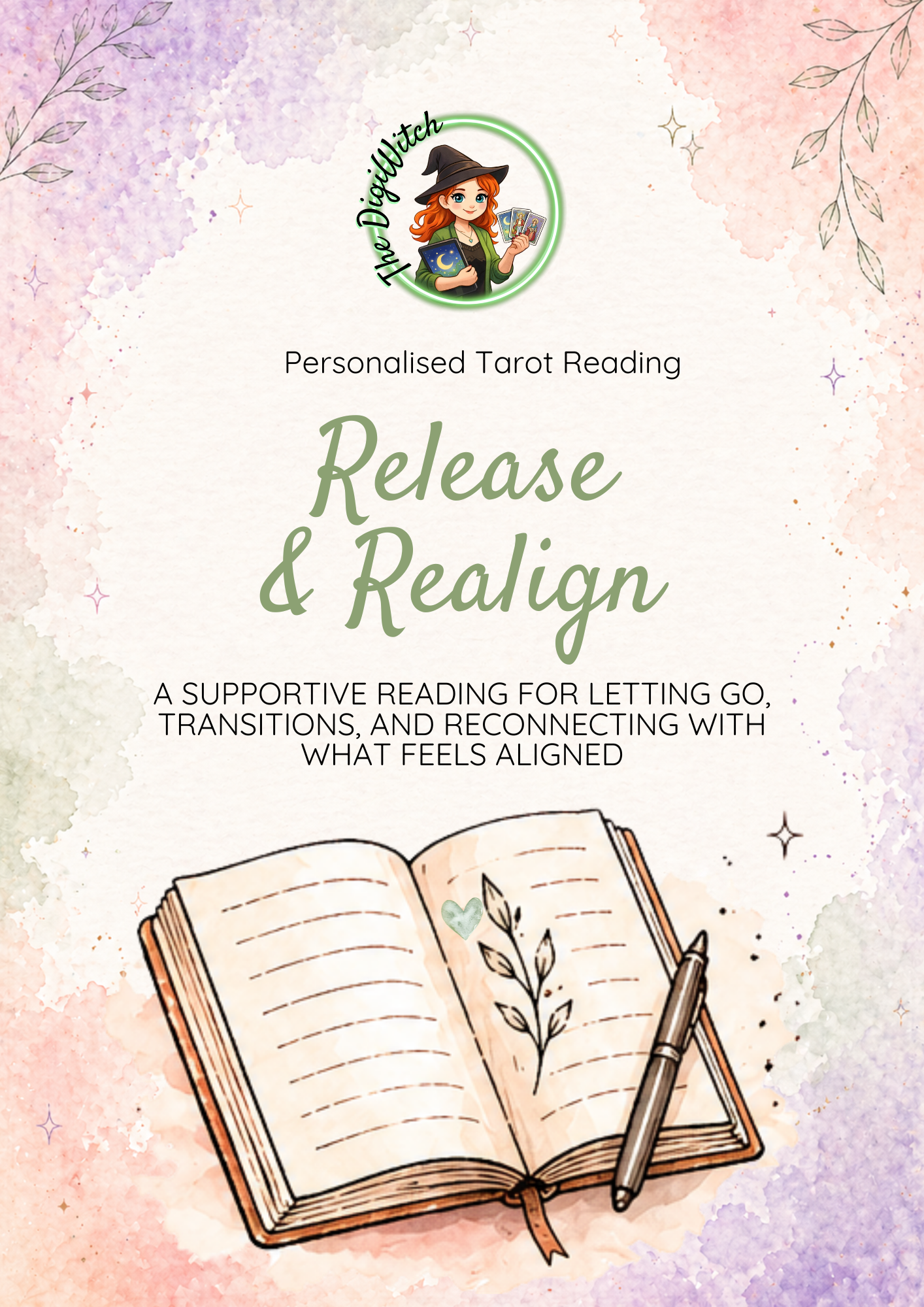 ✨Release & Realign - 3 Card Tarot Reading – PDF Delivery