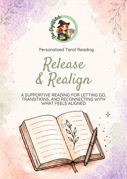 ✨Release & Realign - 3 Card Tarot Reading – PDF Delivery