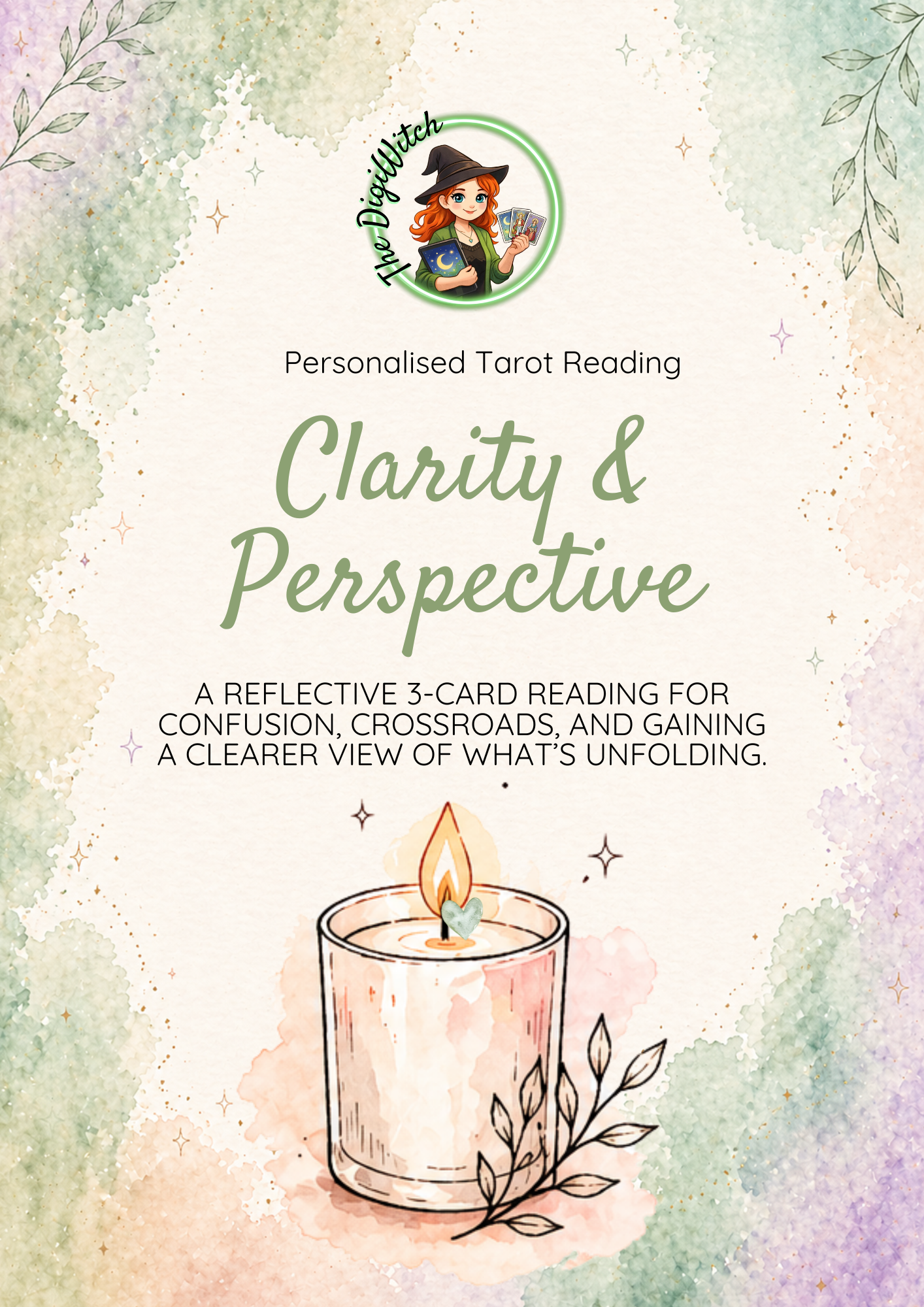 ✨Clarity & Perspective - 3 Card Tarot Reading – PDF Delivery